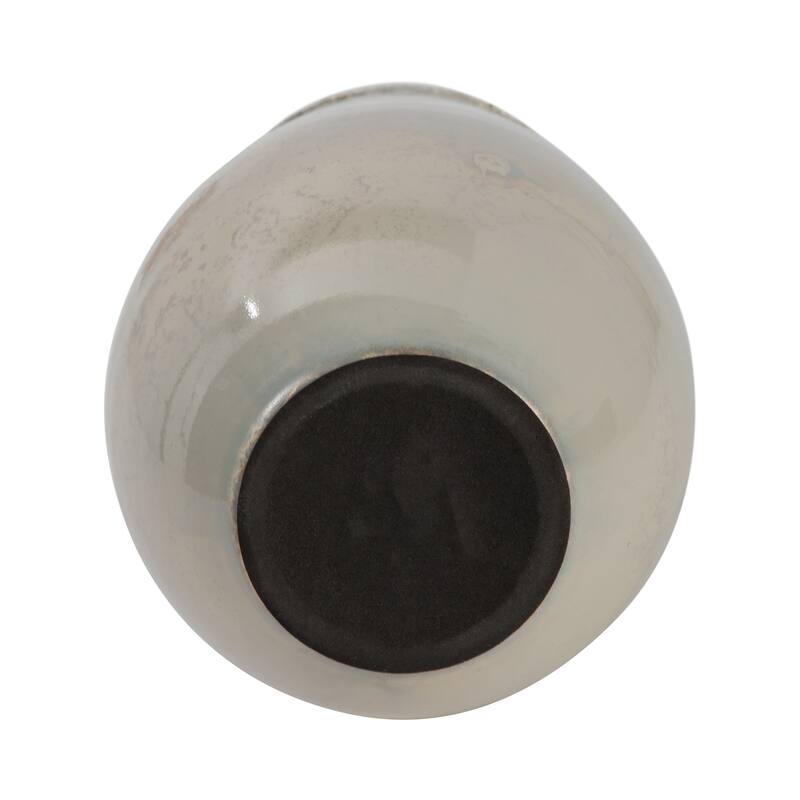 Sagebrook Home Glam Modern Glass Vase