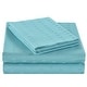 preview thumbnail 50 of 88, Home Sweet Home Dream Striped 1200 TC Egyptian Cotton Deep Pocket Bed Sheet Set Aqua - Full