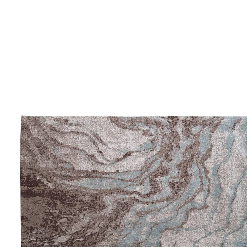 Woven Cotton Blend Rug - 84" L x 60" W x 2" H