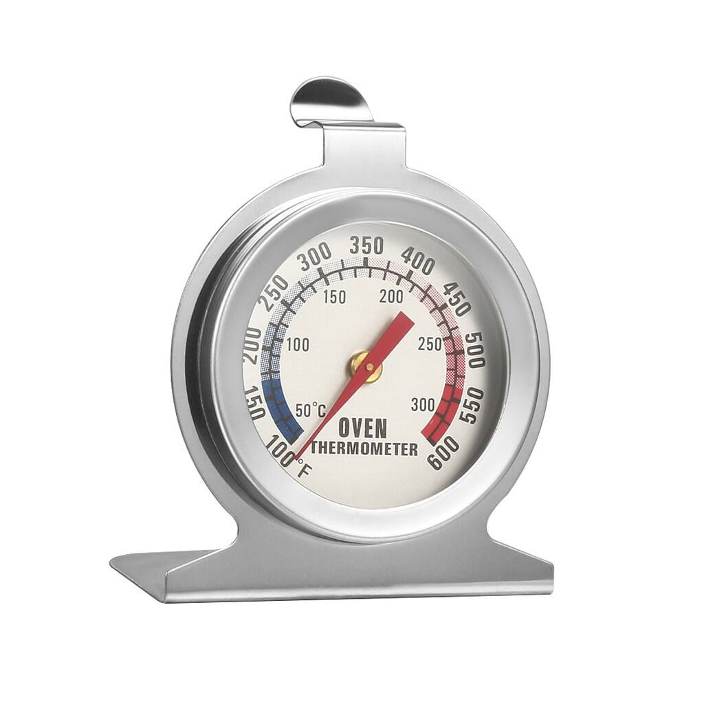 Oven Thermometer Stainless Steel Instant Read Temperature Gauge - 100-600F