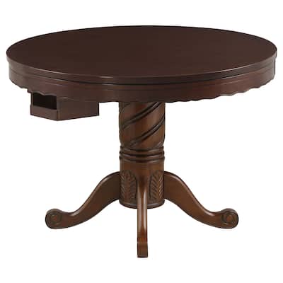 Turk Tobacco 3-in-1 Round Pedestal Game Table