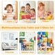 preview thumbnail 7 of 10, Costway Kids 5 Piece Table Chair Set Pine Wood Multicolor Children