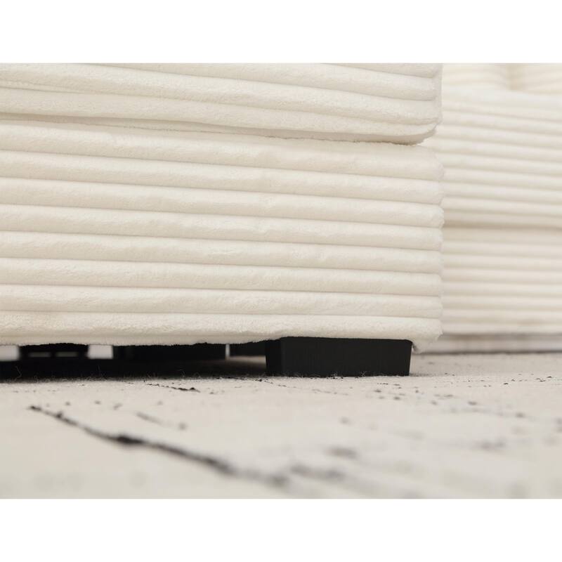 Oversized Two-Piece Couches L Shaped Sofa