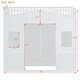 preview thumbnail 5 of 9, Twin Size House Loft Bed With Ladder and Wardrobe