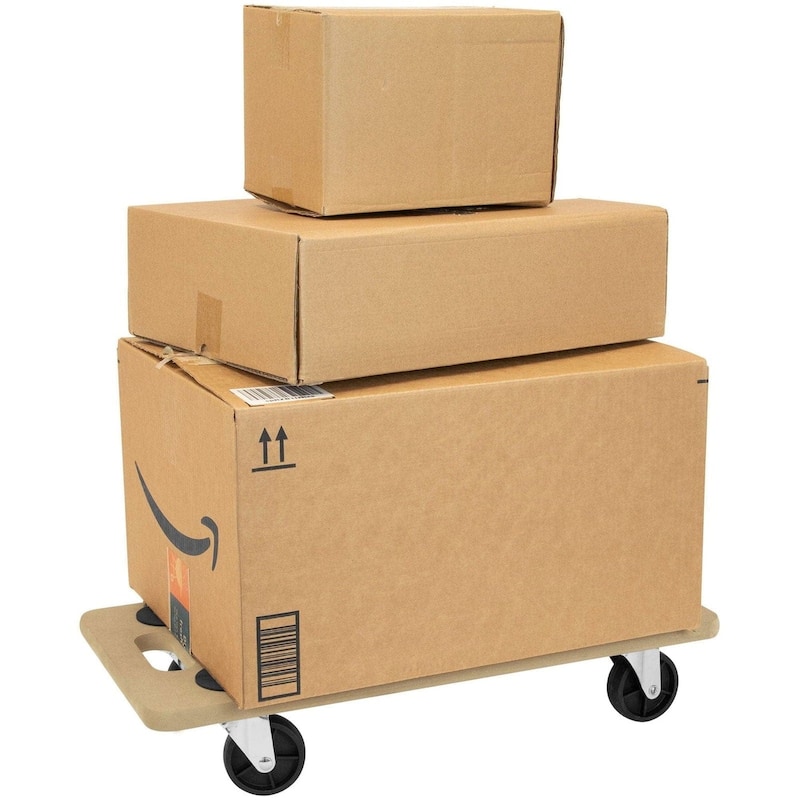 Mount-It! Small Platform Wooden Mover Dolly