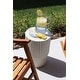 preview thumbnail 22 of 27, JONATHAN Y Kline 19" Modern Art Deco Tambour Accent Table