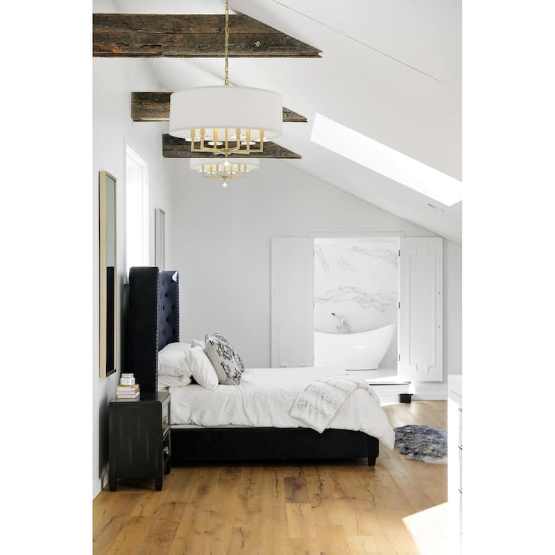 Crystorama Lighting Group Paxton 6 Light 26" Wide Drum Chandelier