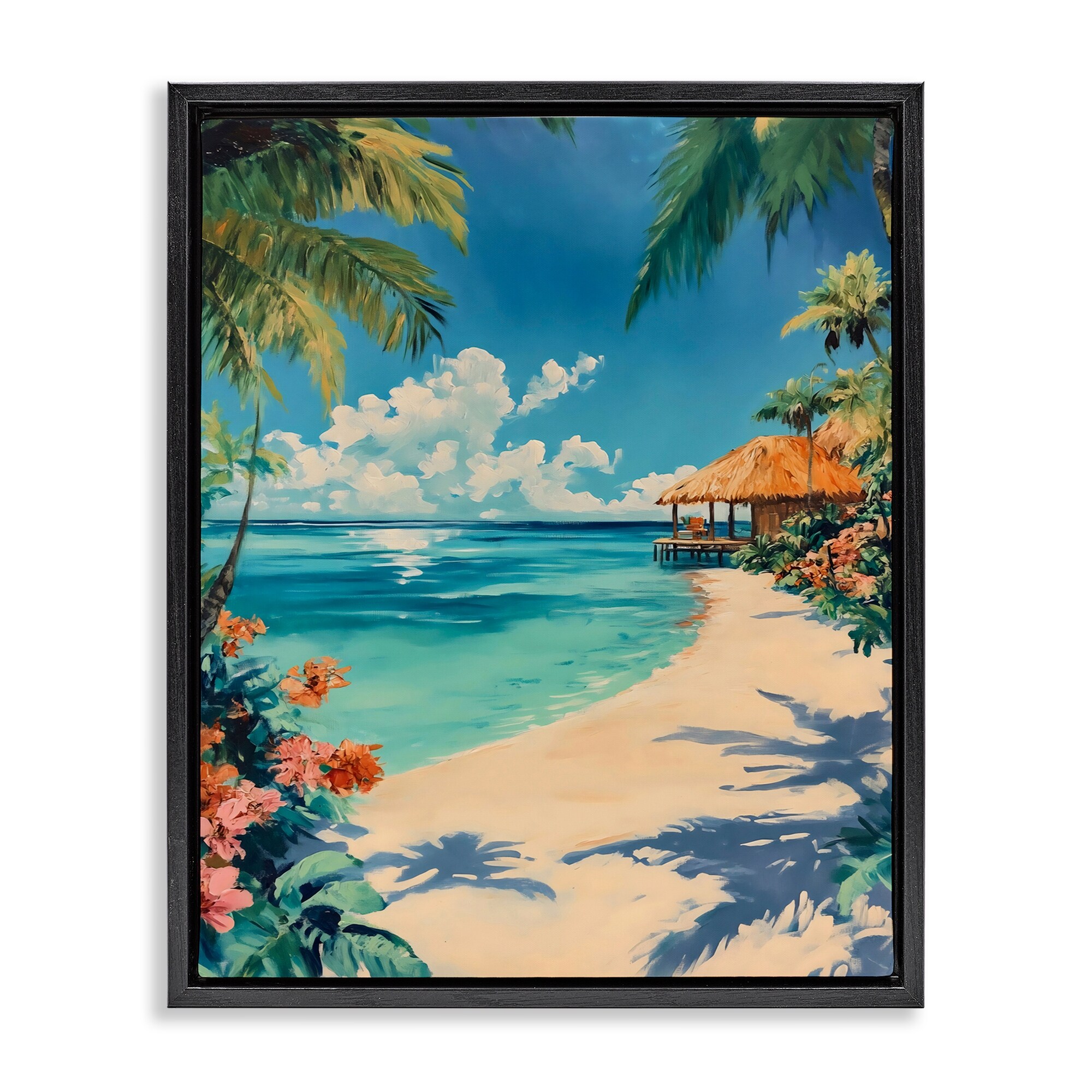 Stupell Distressed Brown Cowboy Boots Framed Giclee Art Design By Petal Prints Design