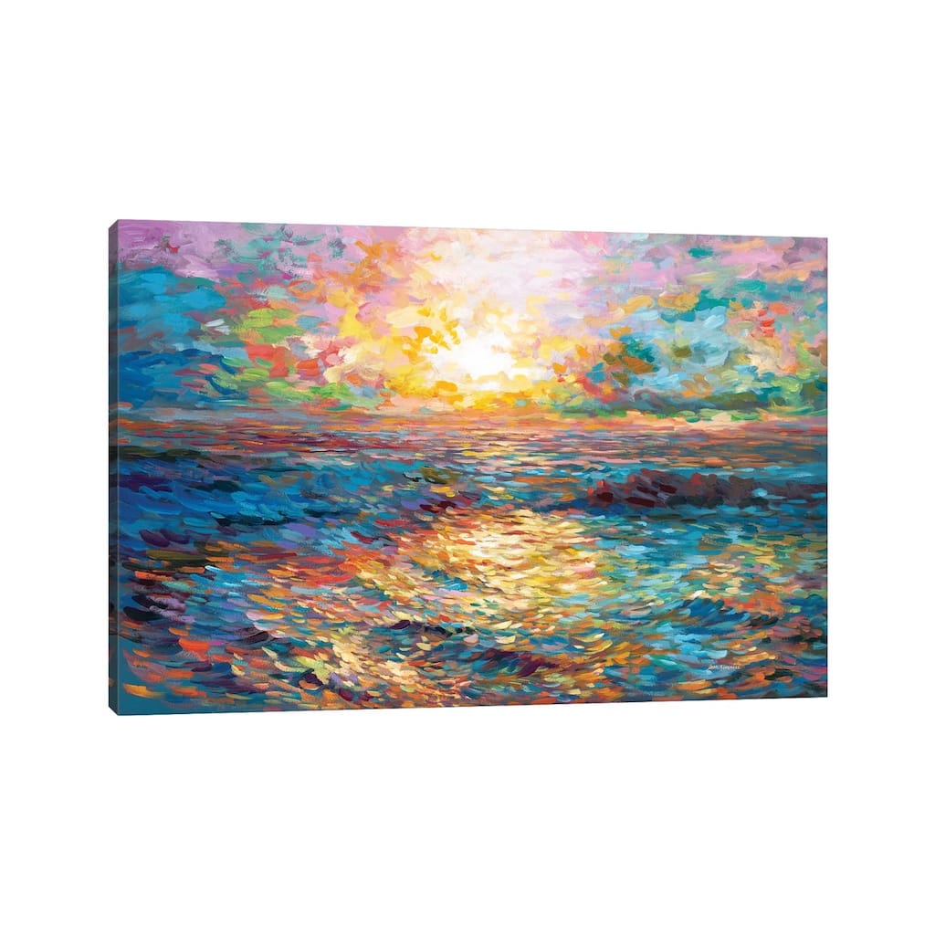 iCanvas "Sunset In Mykonos" by Leon Devenice Canvas Print