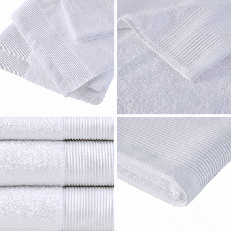 Cotton Tencel Blend Antimicrobial 6 Piece Towel Set