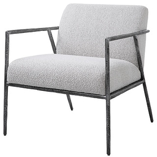 Uttermost Brisbane Light Grey Accent Chair