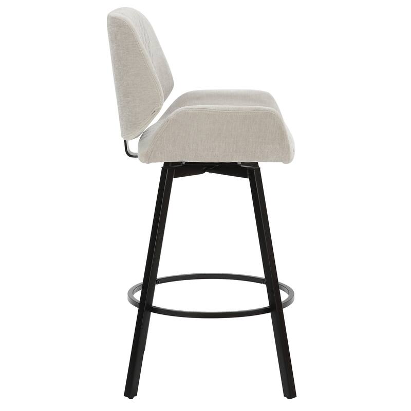 Modern 26" Counter Stool with Swivel, Set of 4