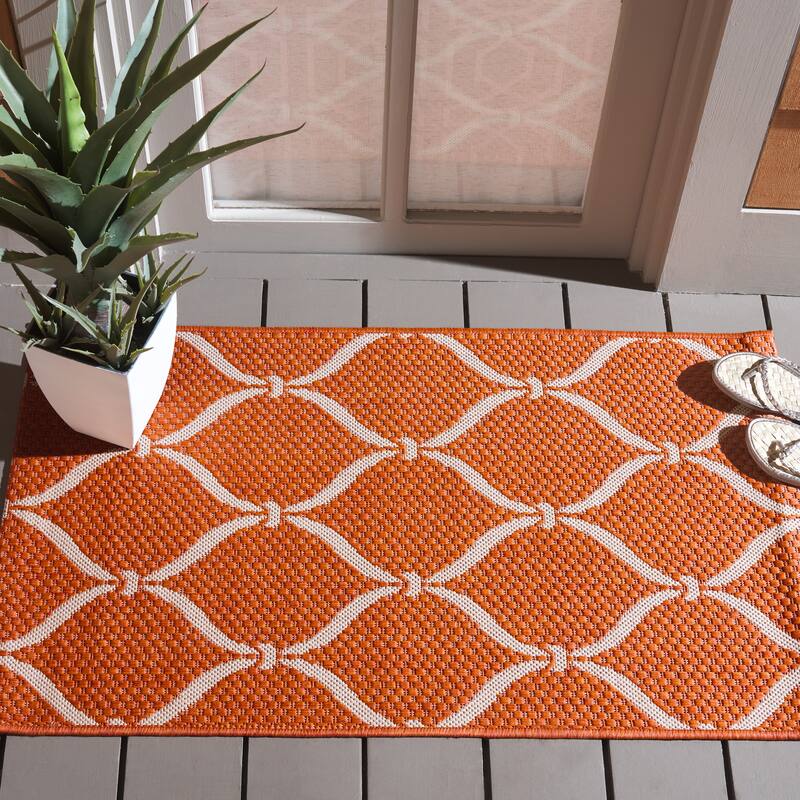 SAFAVIEH Courtyard Liya Indoor/ Outdoor Waterproof Patio Backyard Rug