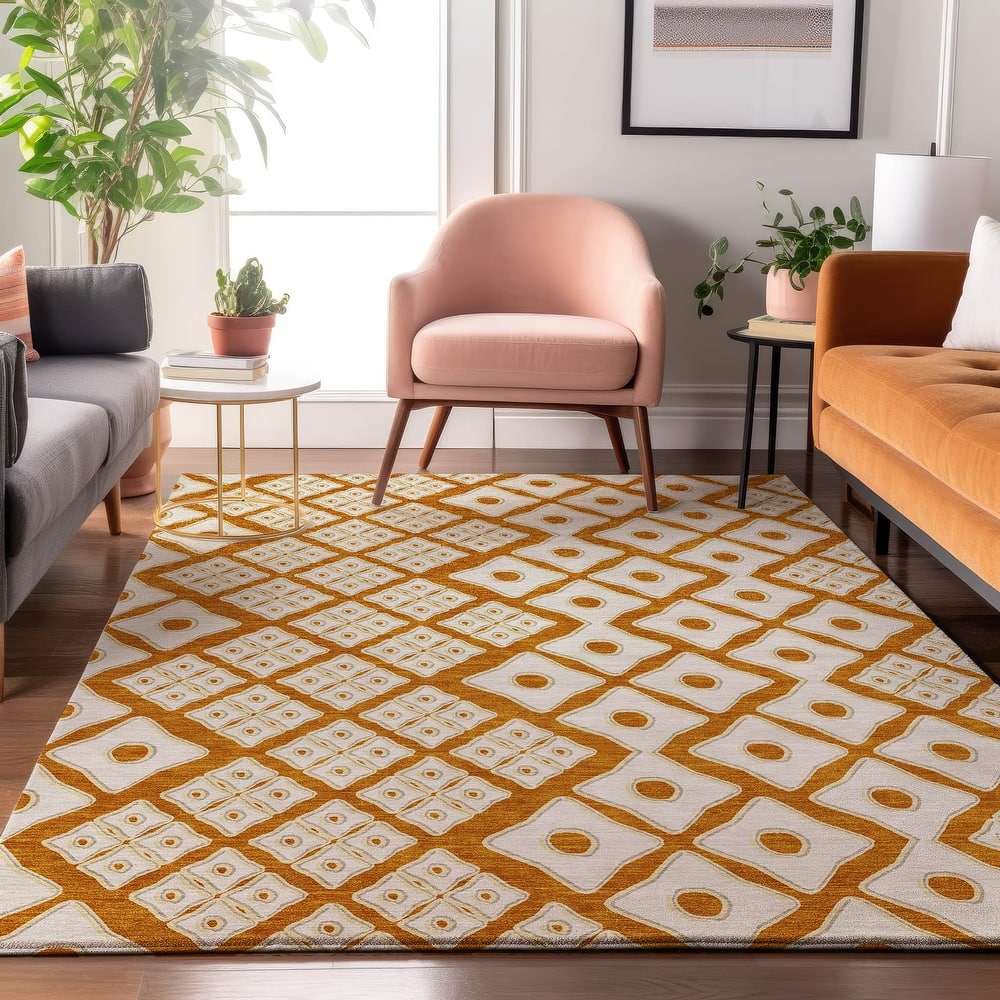 Premium Washable Super Soft Modern Cooper Mayfield Rug