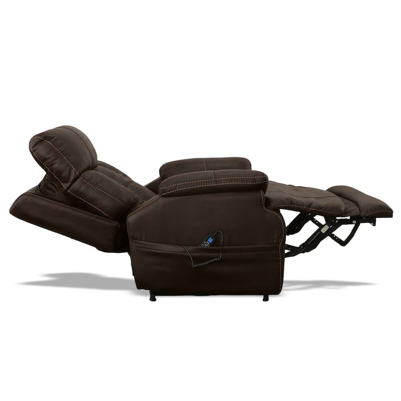 Clive Power Lift Recliner with Power Headrest & Lumbar by Flexsteel