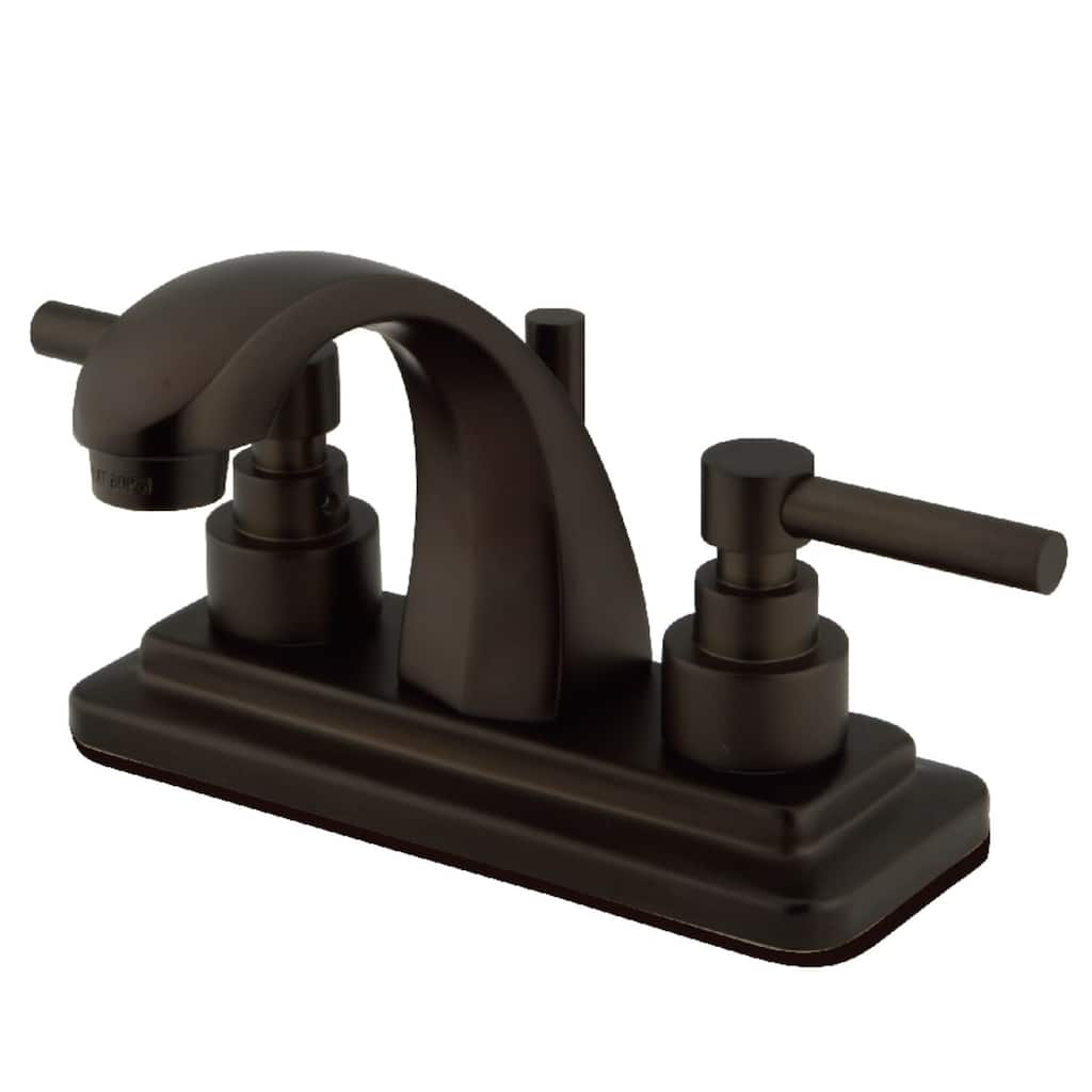 Kingston Brass Elinvar Centerset Bathroom Faucet with Brass Pop-Up