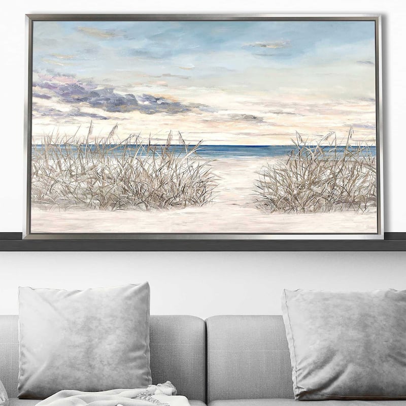 "Windy Beaches" Print on Floating Canvas