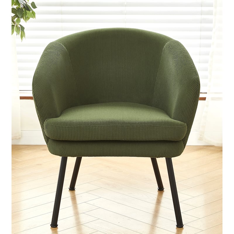 Mid Century Modern Upholstered Living Room Accent Chair
