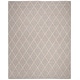 preview thumbnail 24 of 37, SAFAVIEH Handmade Natura Qiong Wool/ Viscose Trellis Rug 6' x 9' - Grey - Rectangle