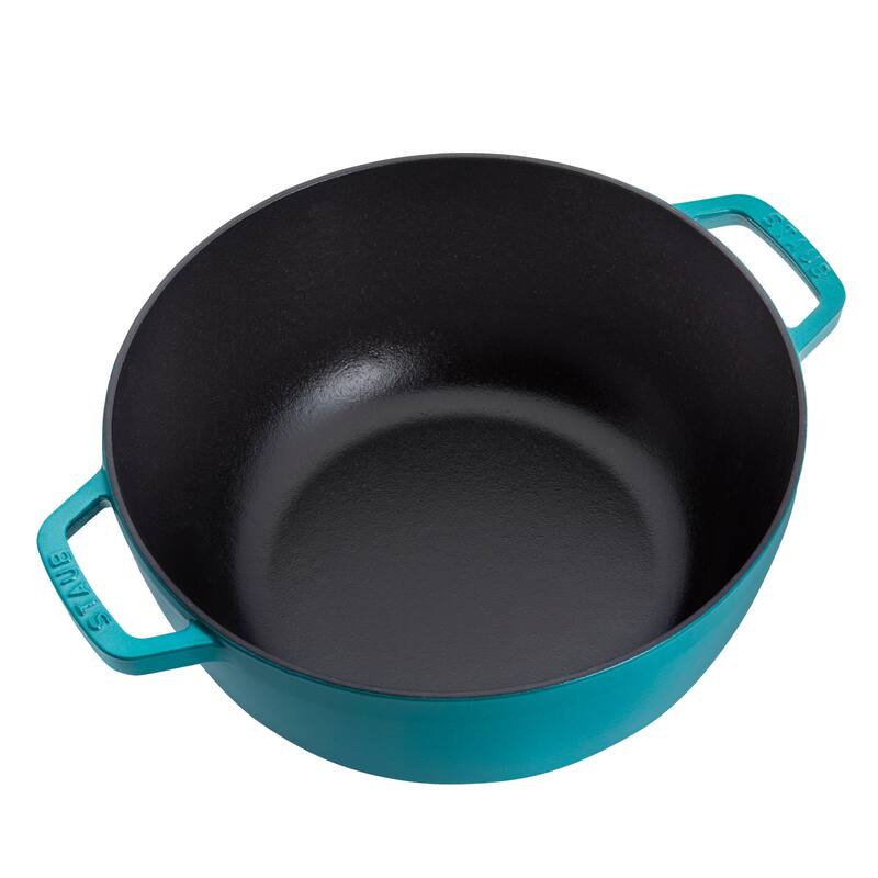 Staub Cast Iron Essential French Oven, Dutch Oven, 5-quart, serves 5-6, Made in France - 5-qt