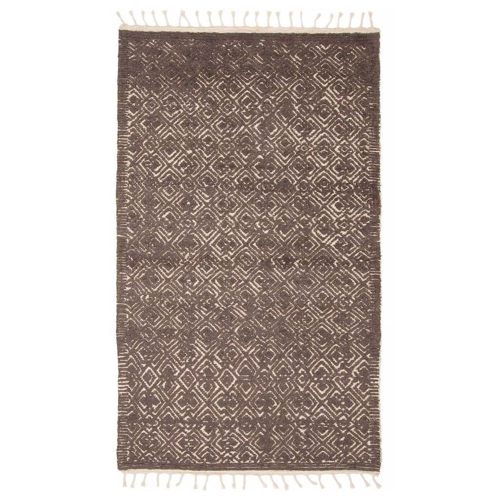 Tangier Grey, Taupe Rug 4'9" x 8'2" - 4'9 x 8'2