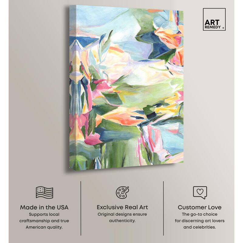Sunkissed Garden Canvas by Art Remedy, Gallery Wrapped