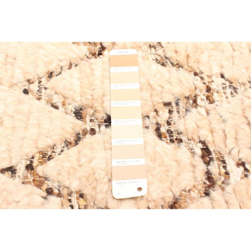 ECARPETGALLERY Hand-knotted Tangier Tan Wool Rug - 5'2 x 7'8