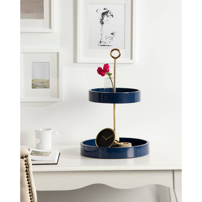 Kate and Laurel Lipton Tiered Decorative Tray
