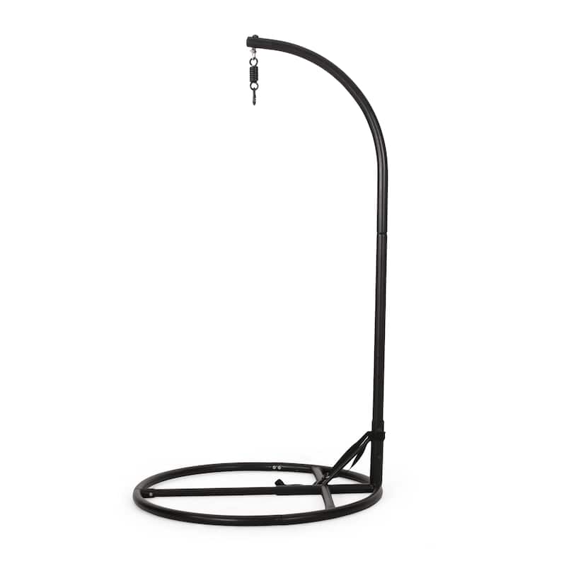 Layla Outdoor Hanging Wicker Basket Chair by Christopher Knight Home - 400 lb limit