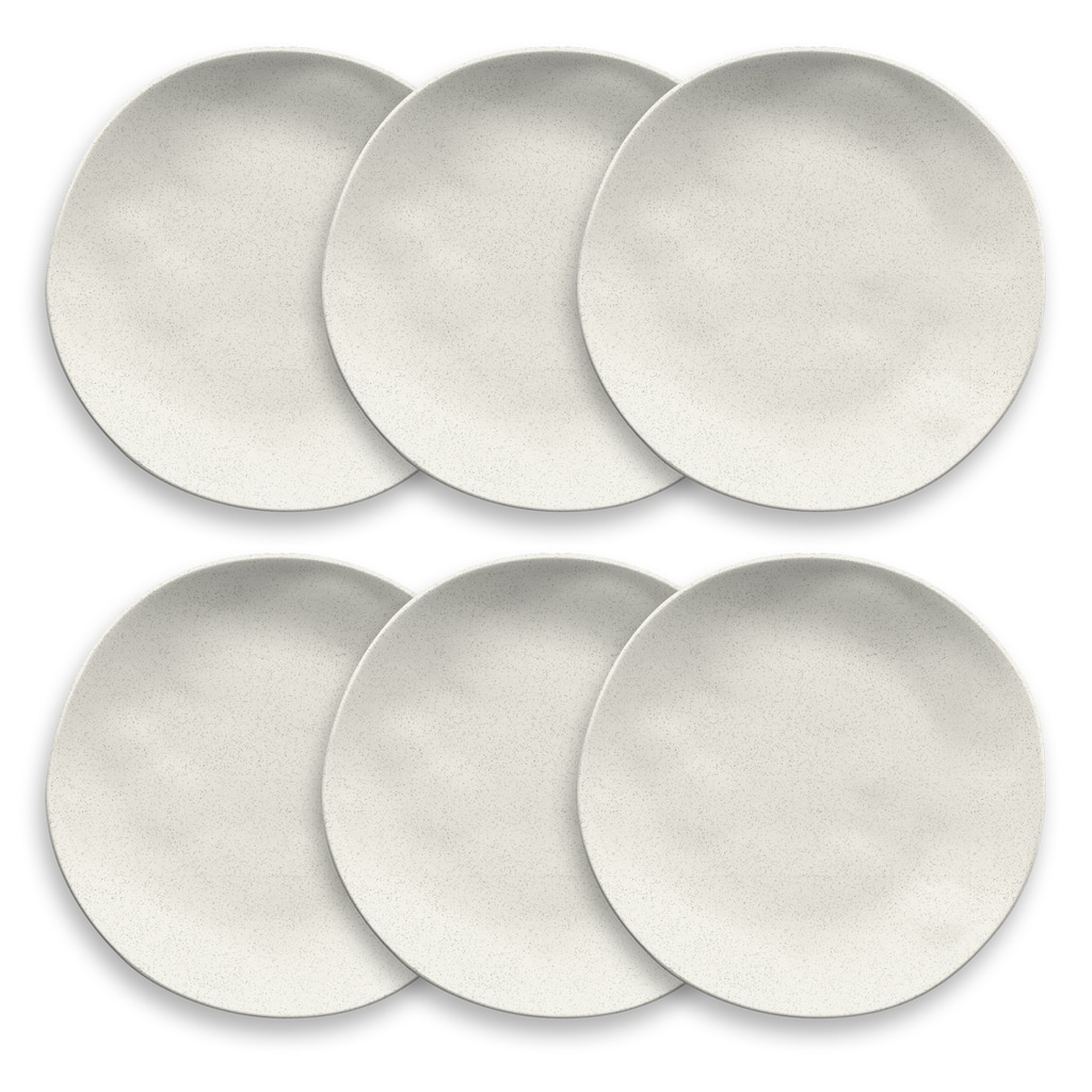 Abode Homewares by TarHong Organic Wheat PP Dinner Plate, 10.6", Set of 6