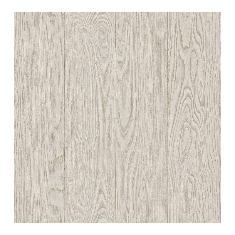 Chesapeake Greenwich Silver Wood Wallpaper - 20.5 x 396 x 0.025