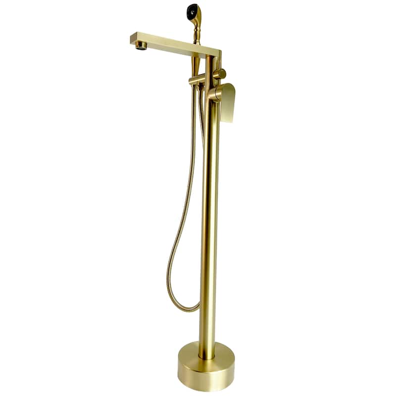 Venus Square Head Tub Filler Faucet with Handshower