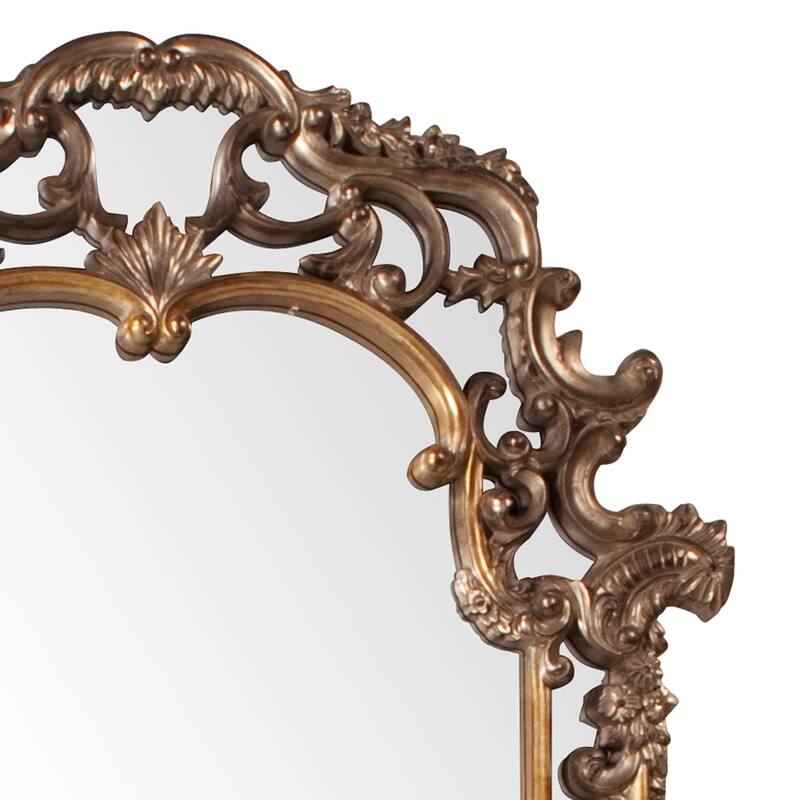 Allan Andrews Imperial Mottled Bronze Ornate Full Length Mirror - Mottled Bronze