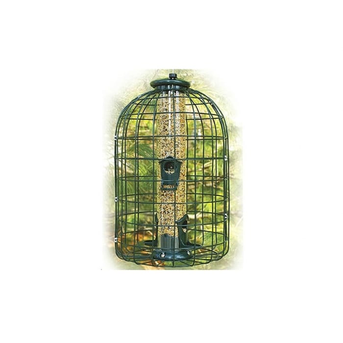 Audubonâ„¢ NATUBE3 Caged Squirrel Resistant Tube Bird Feeder, 1.25 Lbs