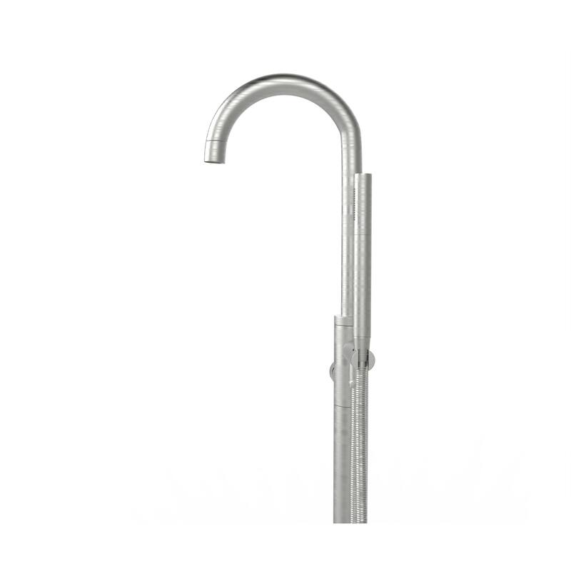 Neptune Single Handle Floor Mounted Gooseneck Freestanding Tub Filler