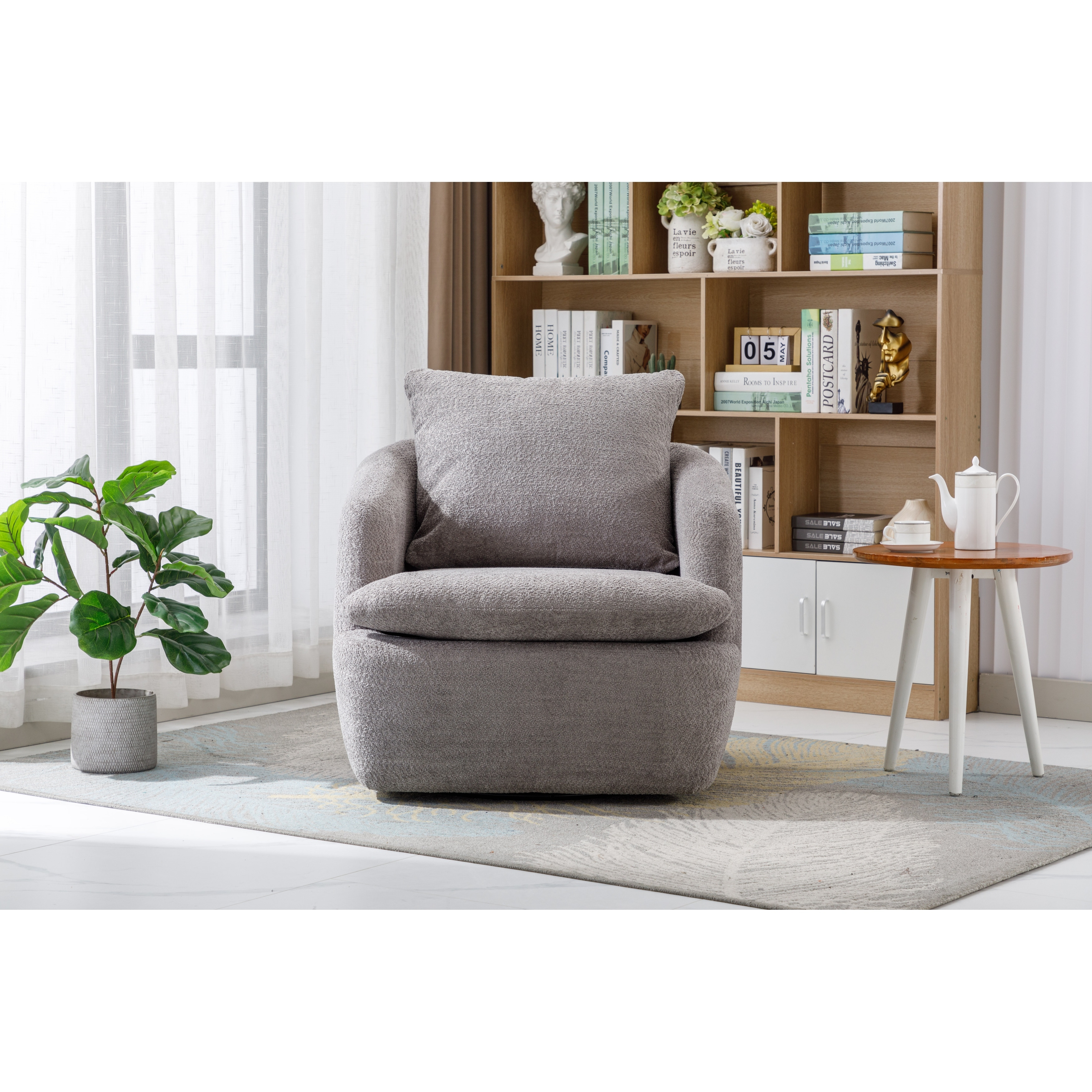 Accent swivel barrel best sale chairs