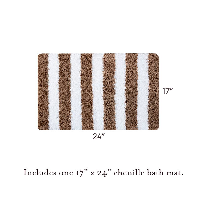 Laura Ashley Eden Stripe Bath Mat