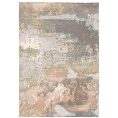 Style Haven Cosette Distressed Abstract High-Low Pile Area Rug