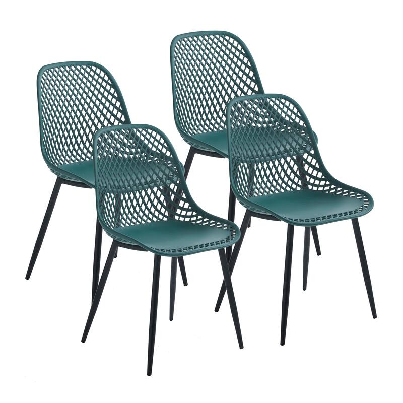 Porthos Home Vita 5-piece Dining Set, 1 Table And 4 Stackable Chairs