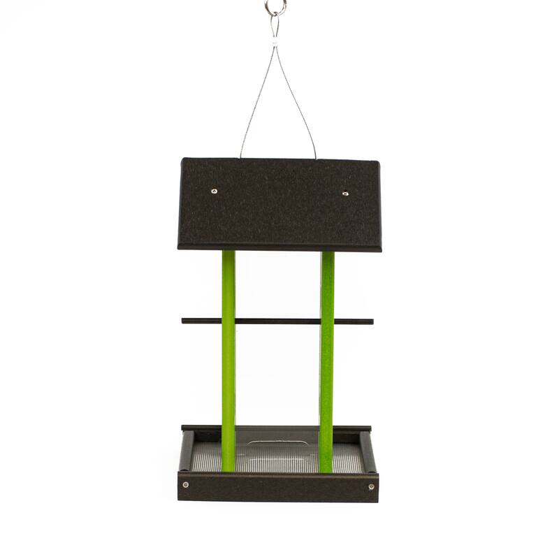 OUTDOOR LEISURE PRODUCTS Model GM8BKL Songbird Bird Feeder Made with High Density Poly Resin