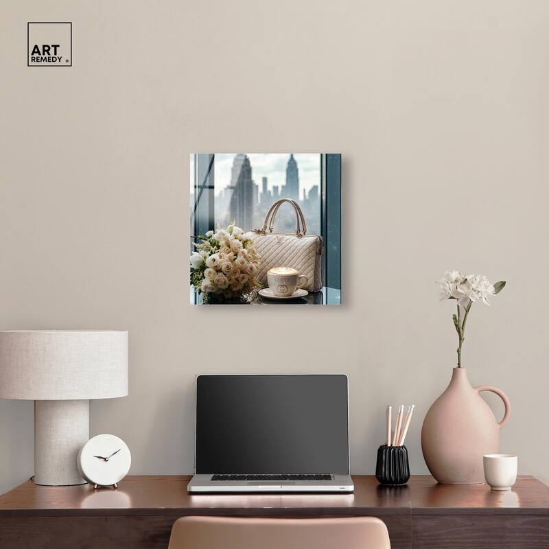 Glam by the Window New York Acrylic by Art Remedy, Ready to Hang