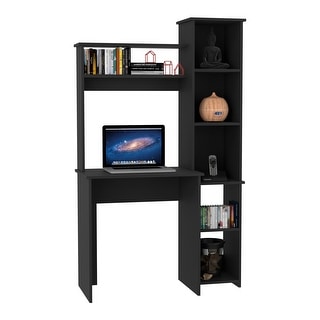 Compact Writing Desk with Hutch & Five Cubbies - Bed Bath & Beyond ...