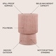 preview thumbnail 12 of 27, JONATHAN Y Kline 19" Modern Art Deco Tambour Accent Table