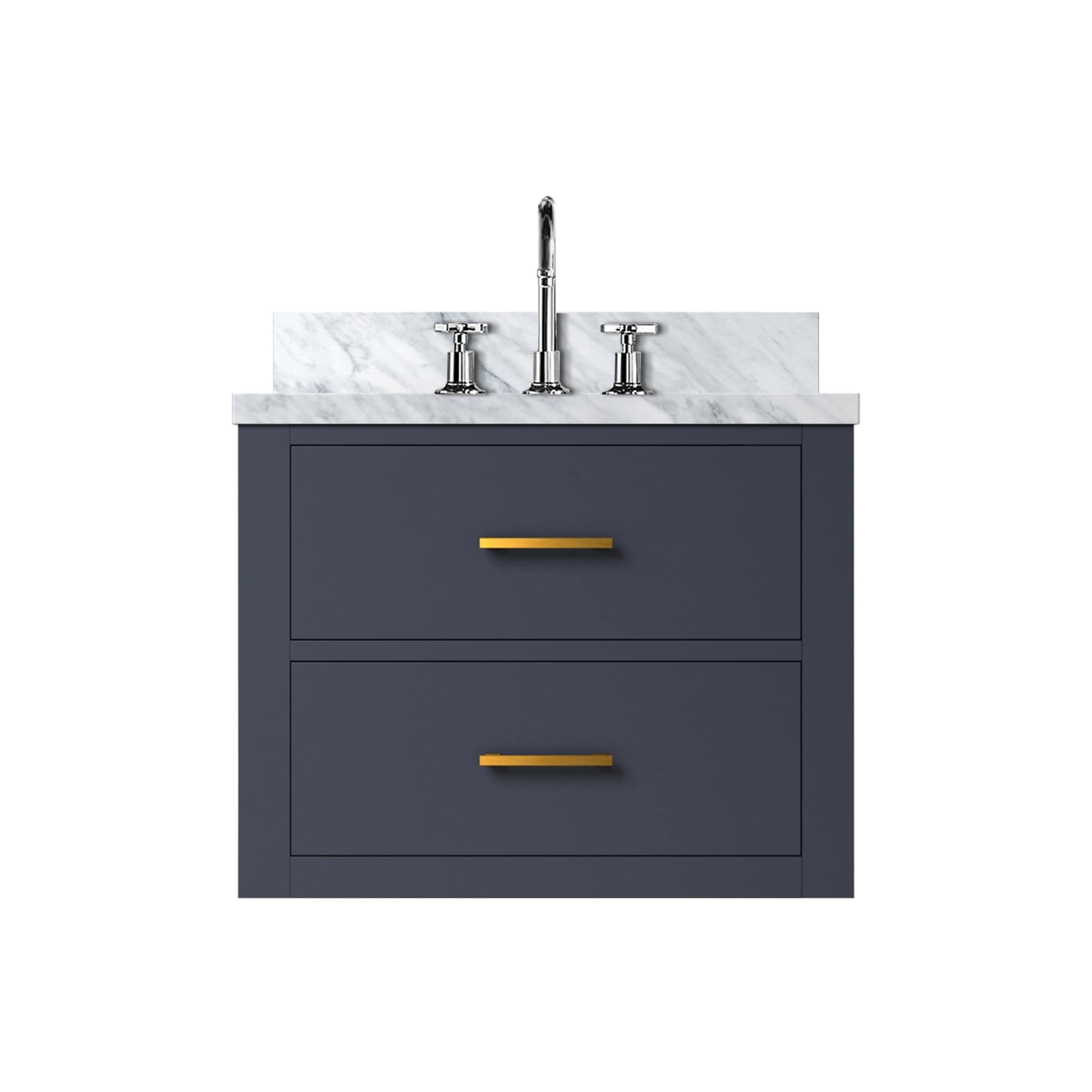 Single Bath Vanity 24 In. W X 18 In. D, Acrylic Top, And Faucet Set