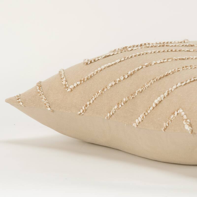 Rizzy Home Geometric Textured Throw Pillow