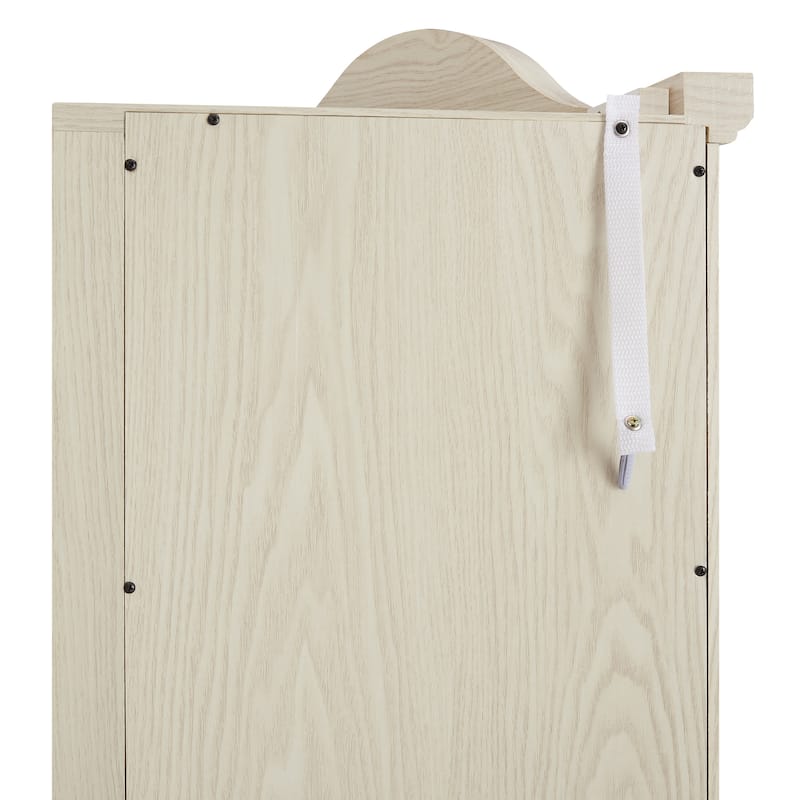 Lighted Corner Curio Cabinet, Freestanding Glass Display Cabinet, Wooden China Cabinet with Tempered Glass Doors & Shelves
