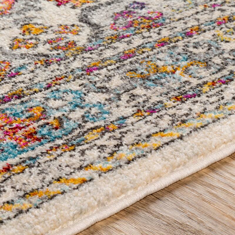 Artistic Weavers Marla Distressed Triple Medallion Area Rug