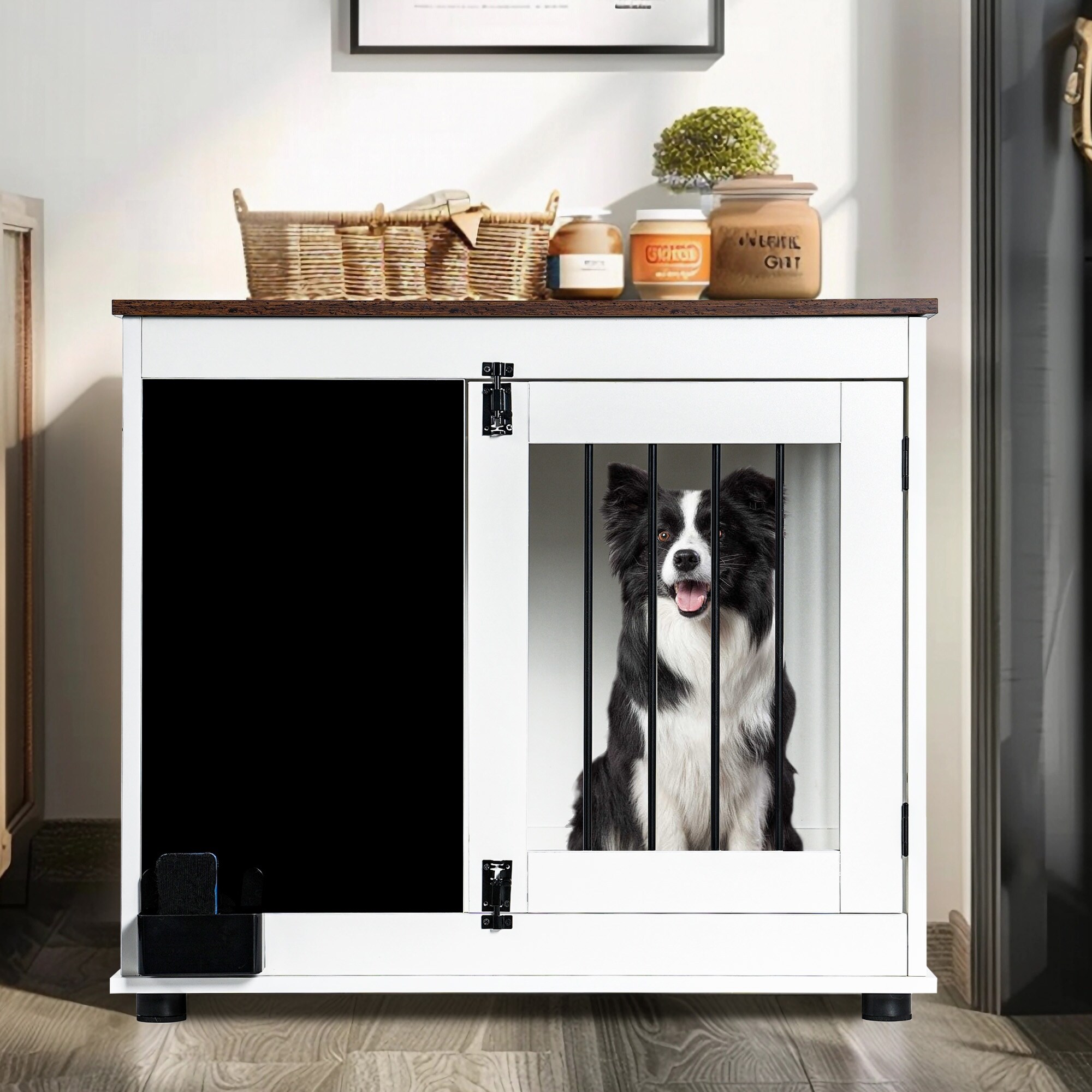 Interior Heavy Duty Dog Cage Dog Kennel with 2 Doors Dog Crate Wooden Dog Room for Medium and Small Dog Bed Bath Beyond 41657785