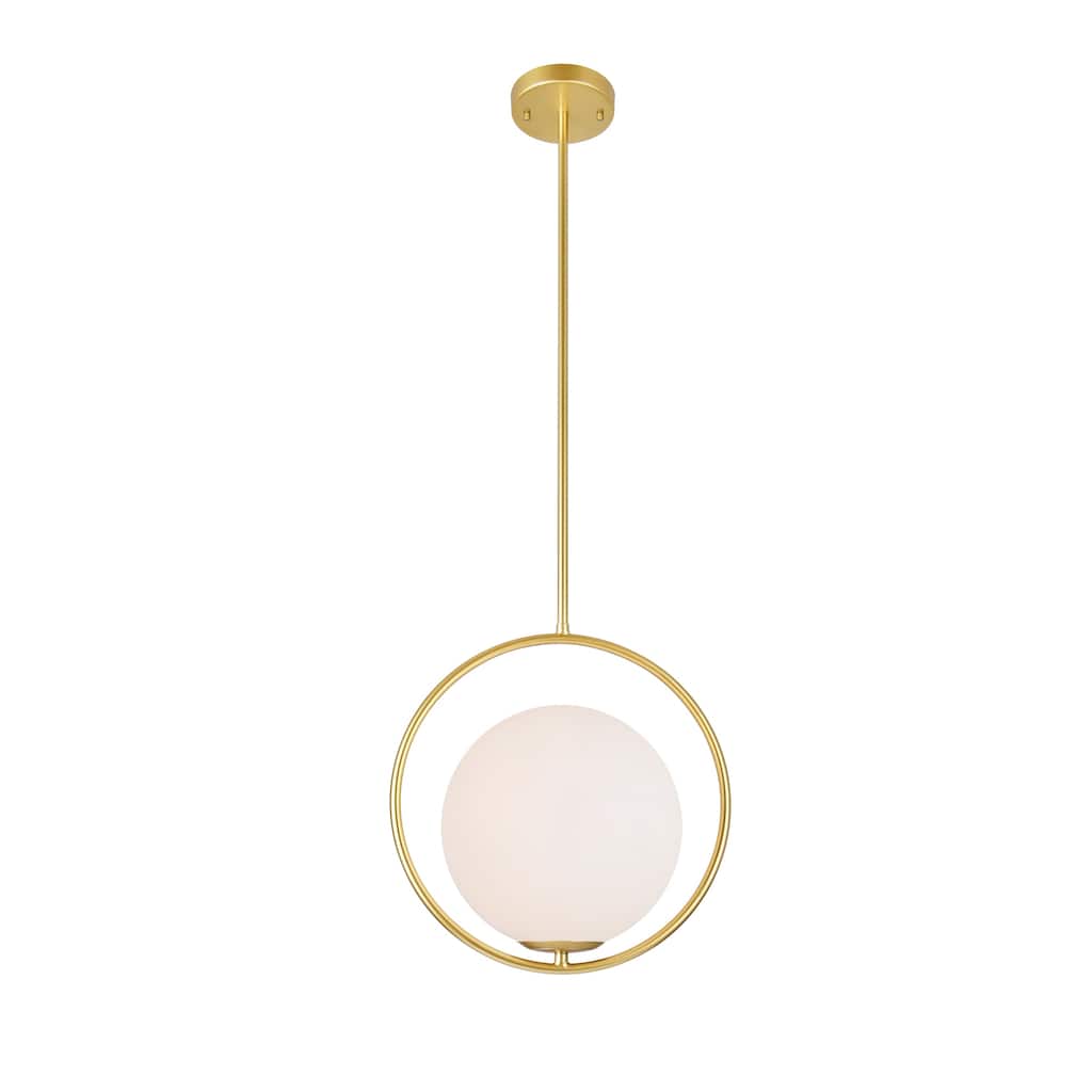 Celeste 1 Light 14in Medallion Gold Mini Pendant - Medallion Gold