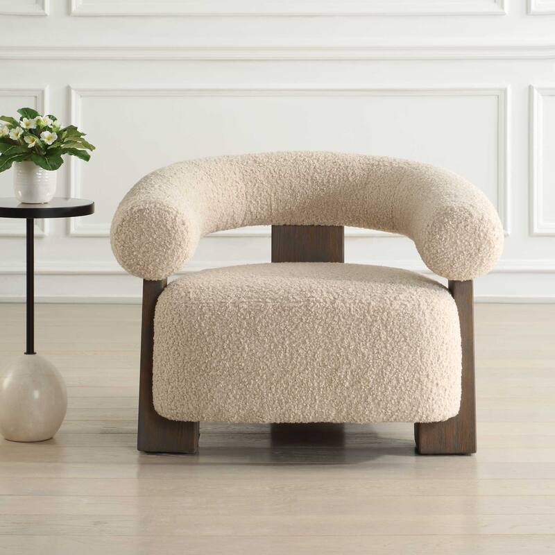 Uttermost Lennox Shearling Accent Chair